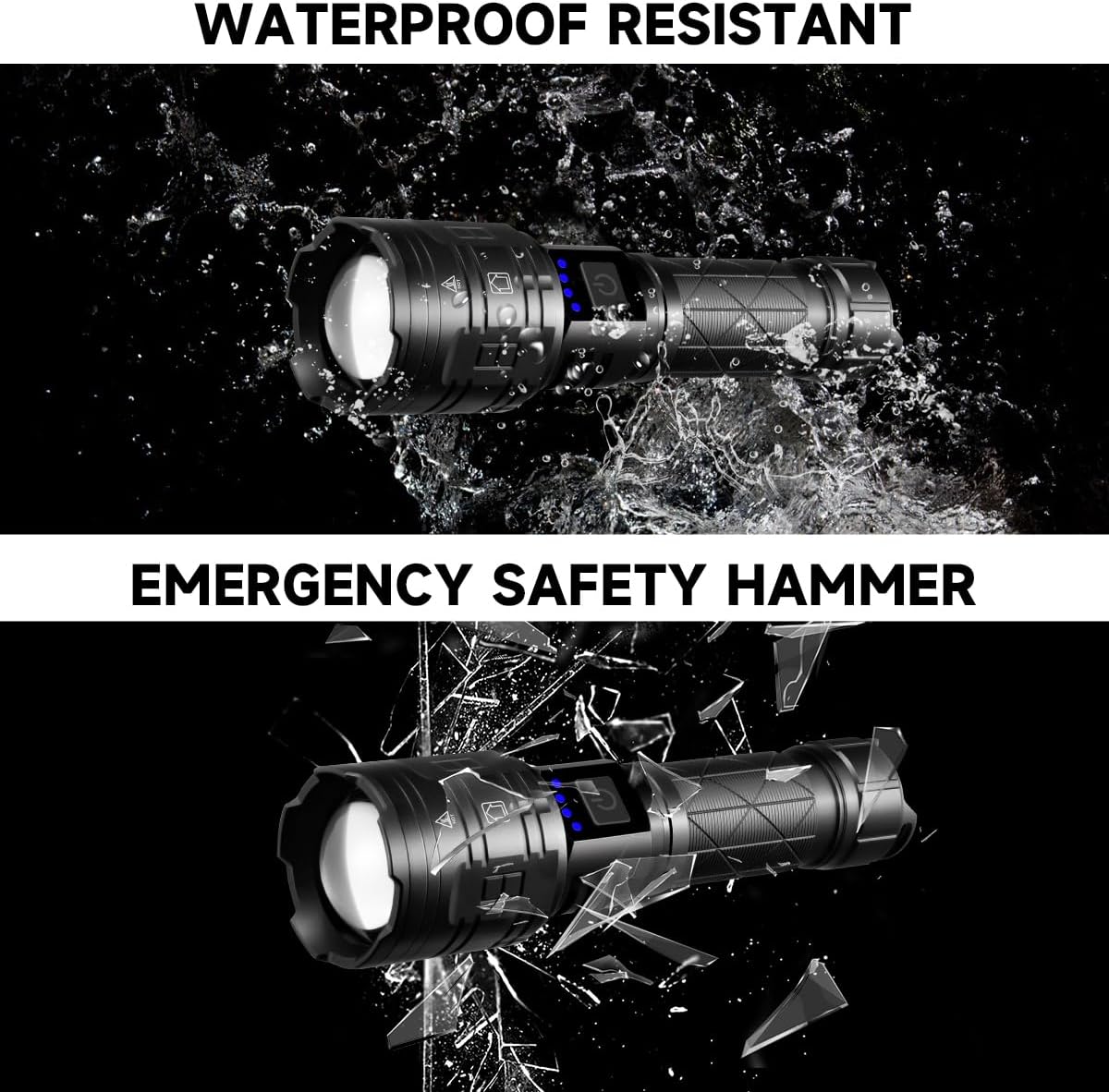 Rechargeable Flashlights High Lumens